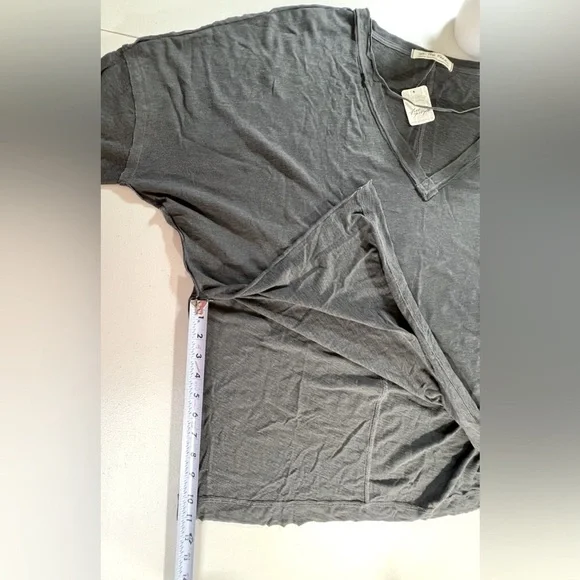 We the Free On My Mind V-Neck Shirt, Black but looks a dark Gray, Size Medium - Picture 5 of 10